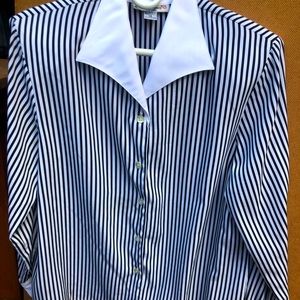 Women’s Classic Button Front Blouse.